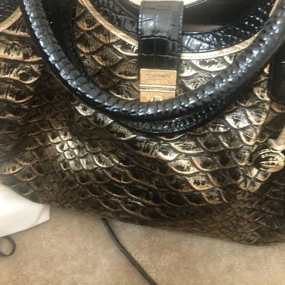 Brahmin elisa slate caravel new with tags not attached - Picture 5 of 7